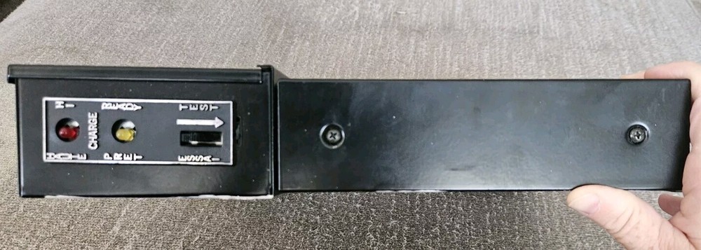 Emergi-Lite Wall Mounted Self Powered Exit Sign Wired Black
