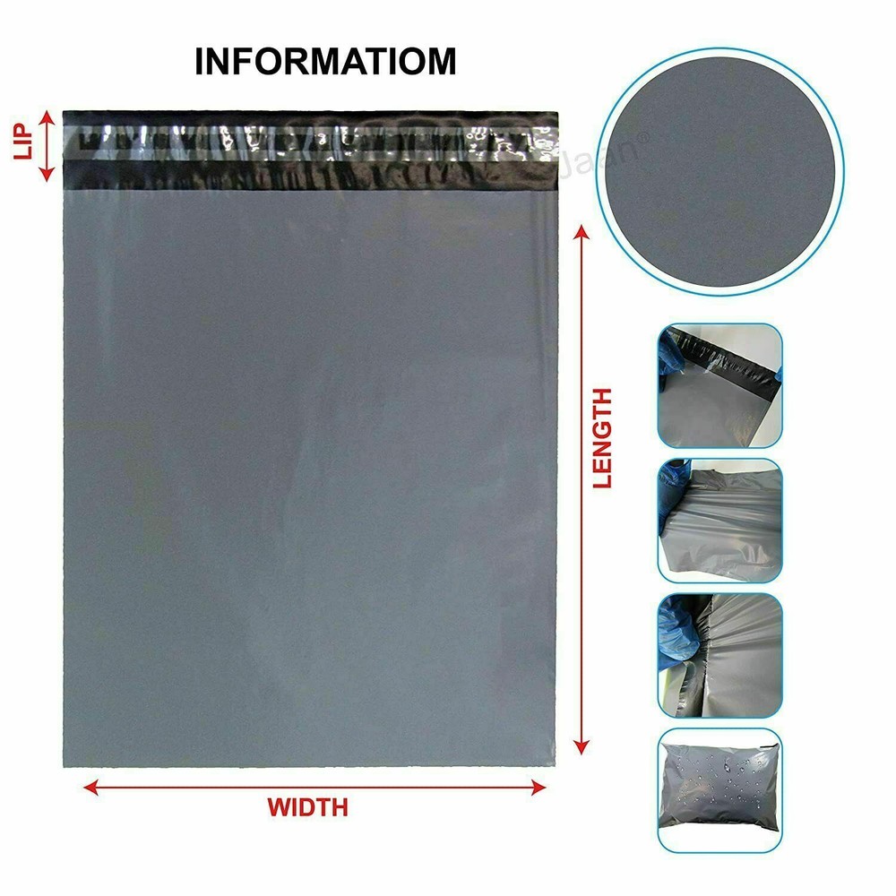 Grey Mailing Bags Strong Poly Postal Postage Post Mail SelfSeal MIXED ALL Sizes