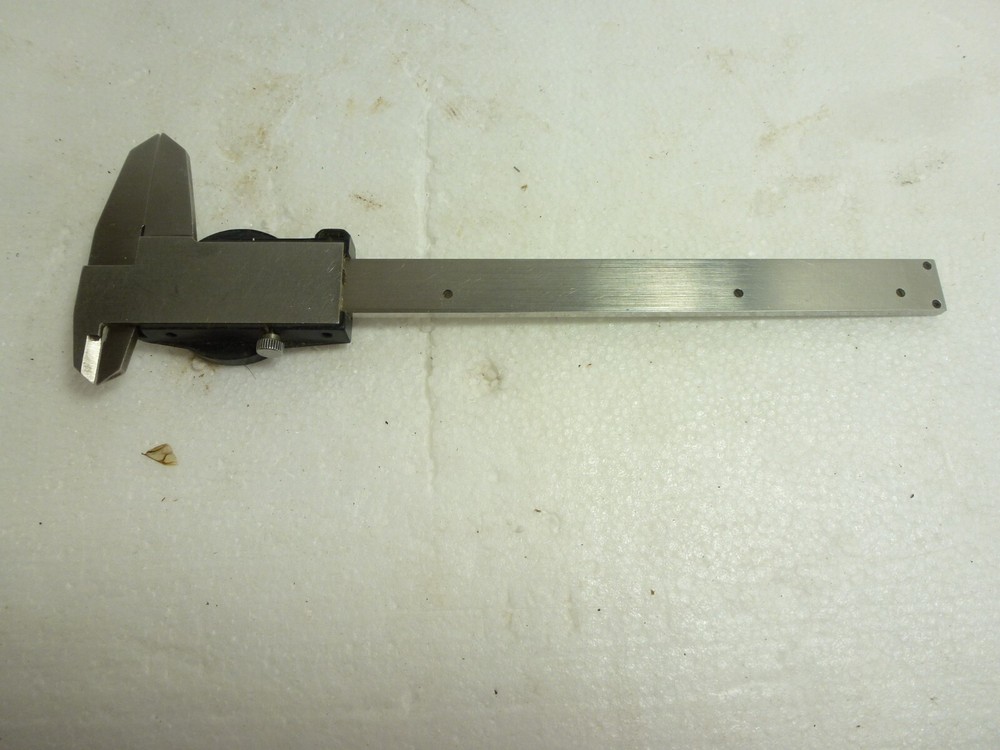 Vintage Brown & Sharp Dial Veneer Caliper w/ Original Box, Instructions