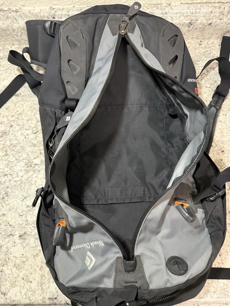 Black Diamond Sidewinder 20L Backpack Black Rock Climbing Day Pack Hiking EUC