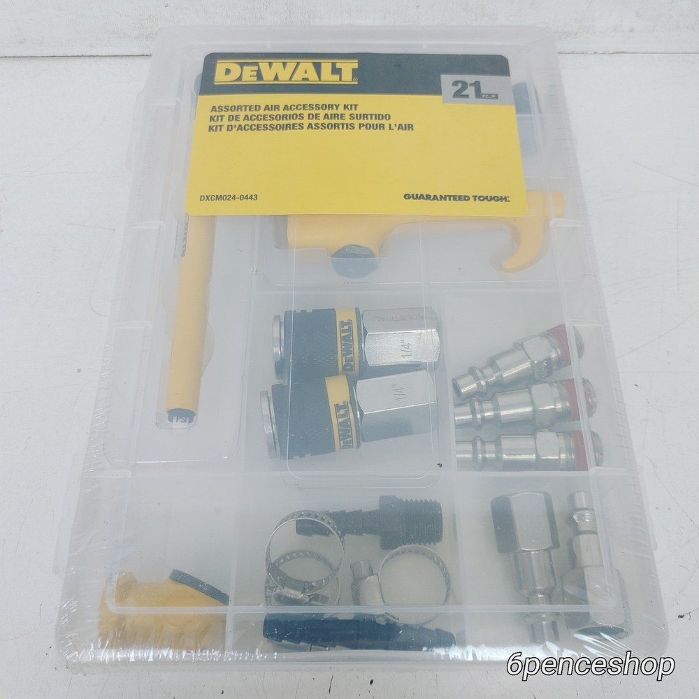 DEWALT DXCM024-0443 Assorted Air Accessory Kit 21-Piece