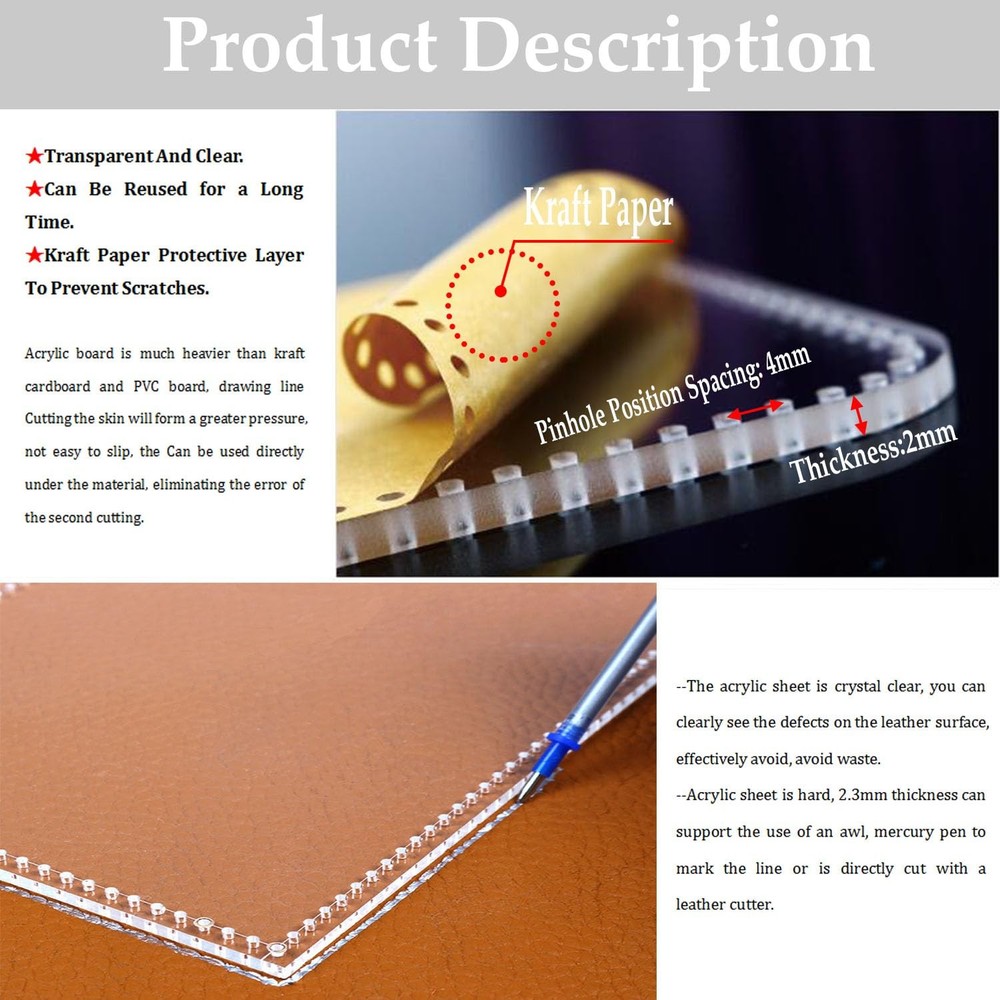 Handbag Shoulder Bag Acrylic Template,Leather Pattern Acrylic Leather Pattern...