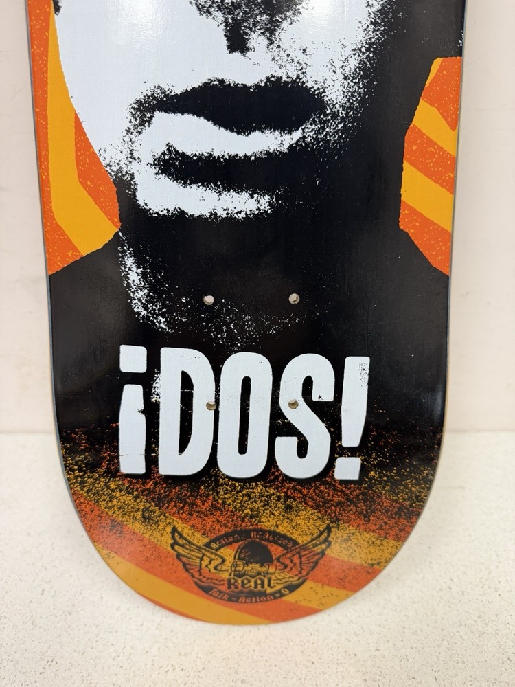 REAL AR GREENDAY DOS Skateboard Deck-7.75 Very Rare Preowned