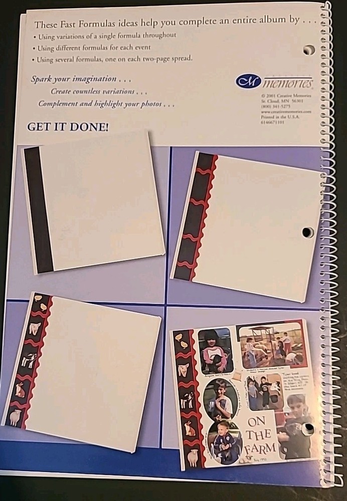 creative memories fast formula book
