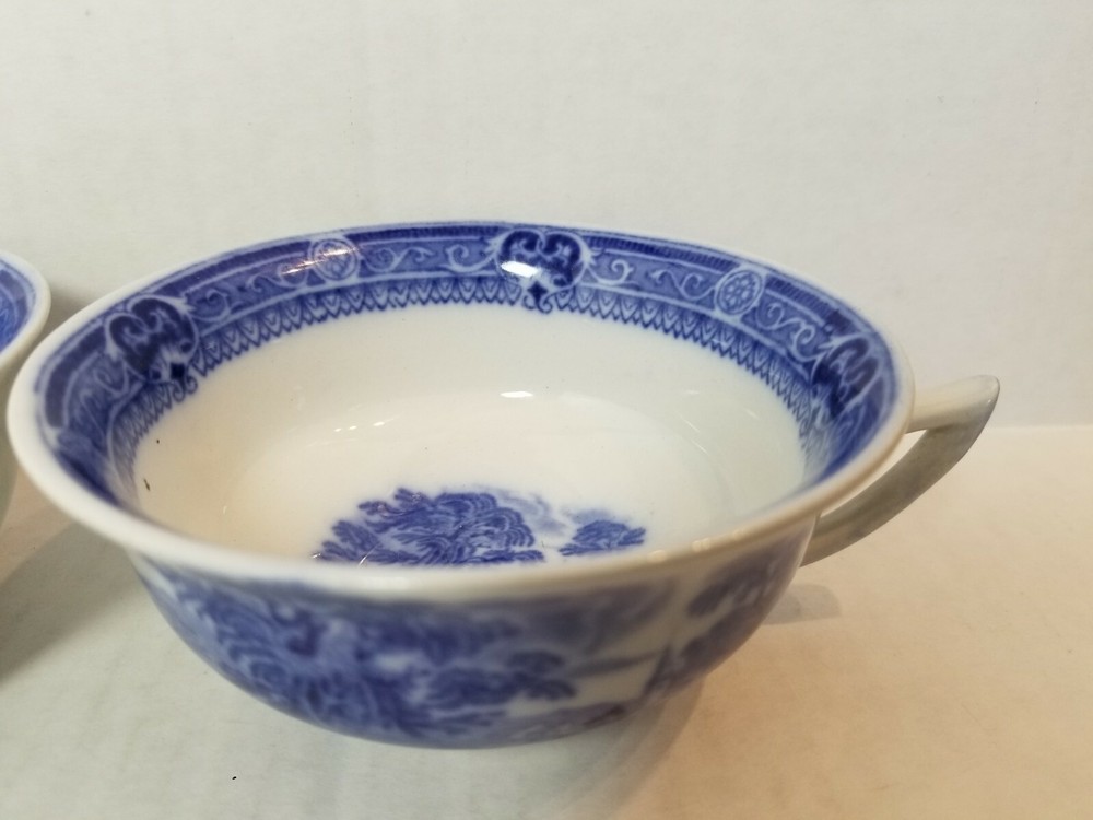 Blue And White Coffee Cups 2 Pcs.