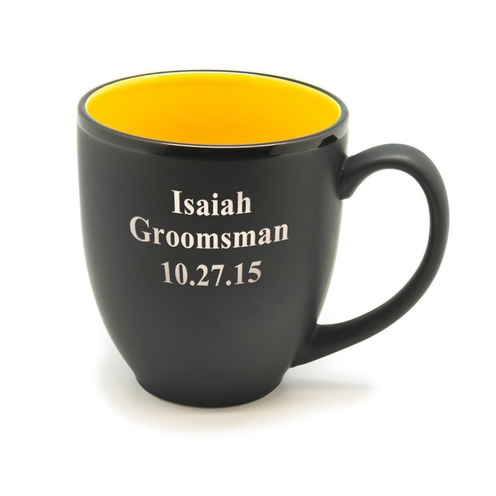 Name Designation & Date Personalized Hilo Bistro Mug