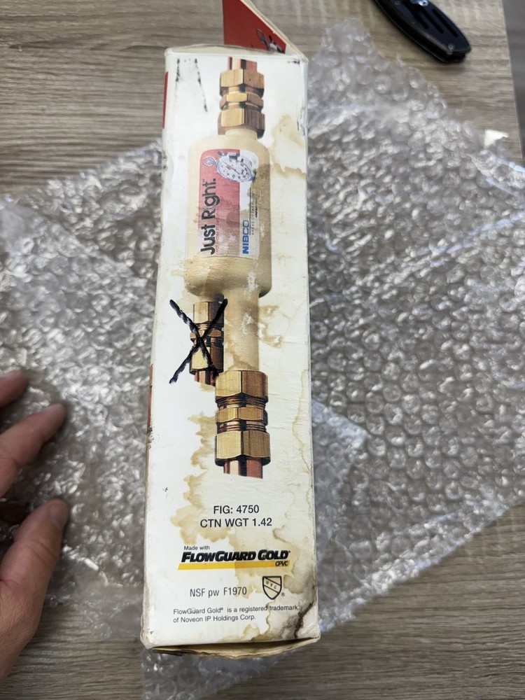 Nibco Just Right Circulating System VALVE, OPEN BOX, AS IS!