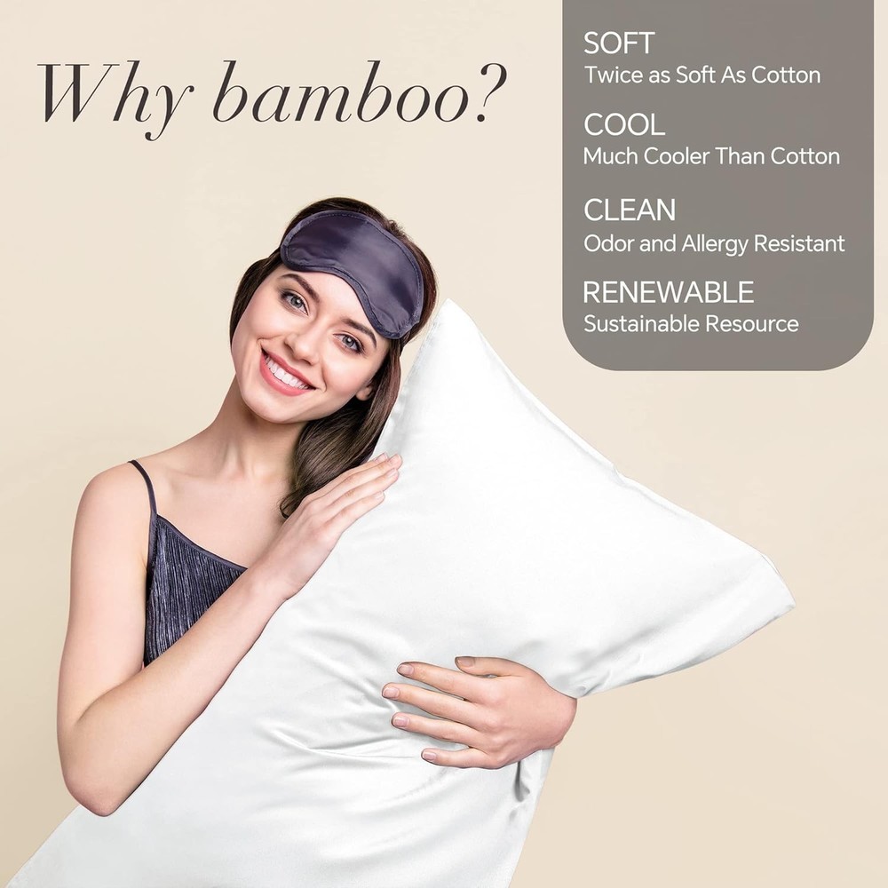 Cooling Bamboo Pillowcases Set