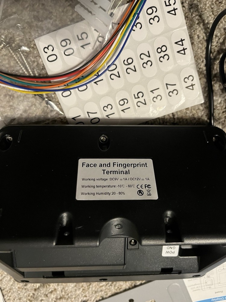 Acroprint Face Recognition Time Clock- RT200