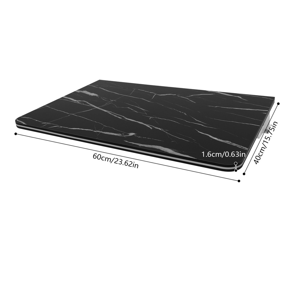 Modern Folding Wall Desk Wall-mounted Folding Table Foldable Table Black Indoor