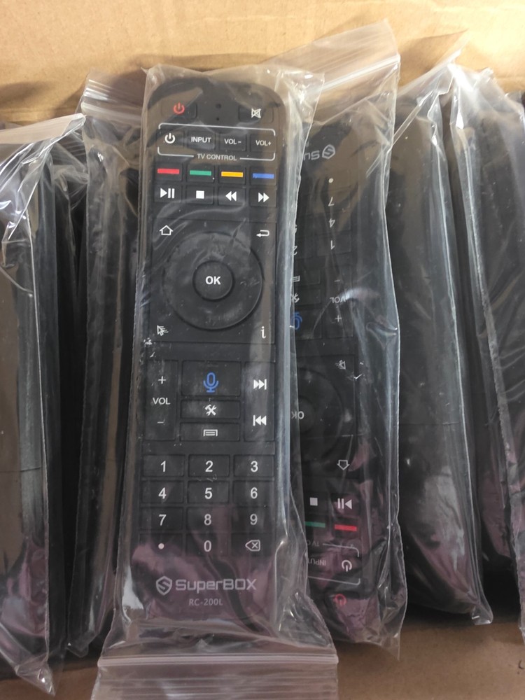 Superbox RC-200L BACKLIT Remote - Voice Command - Bluetooth - S5 S6 S7