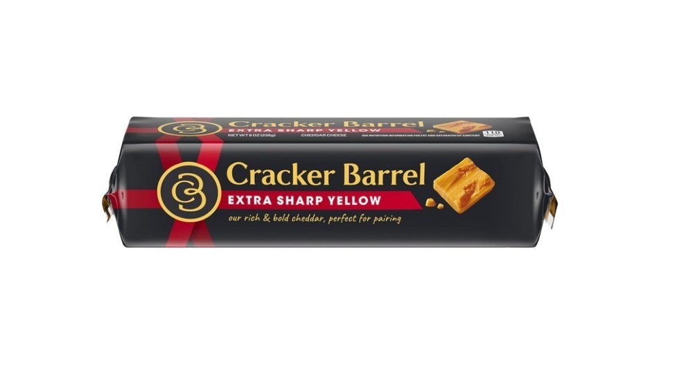 Cracker Barrel Extra Sharp Yellow Cheddar Cheese Chunk 8 oz Pack of 3