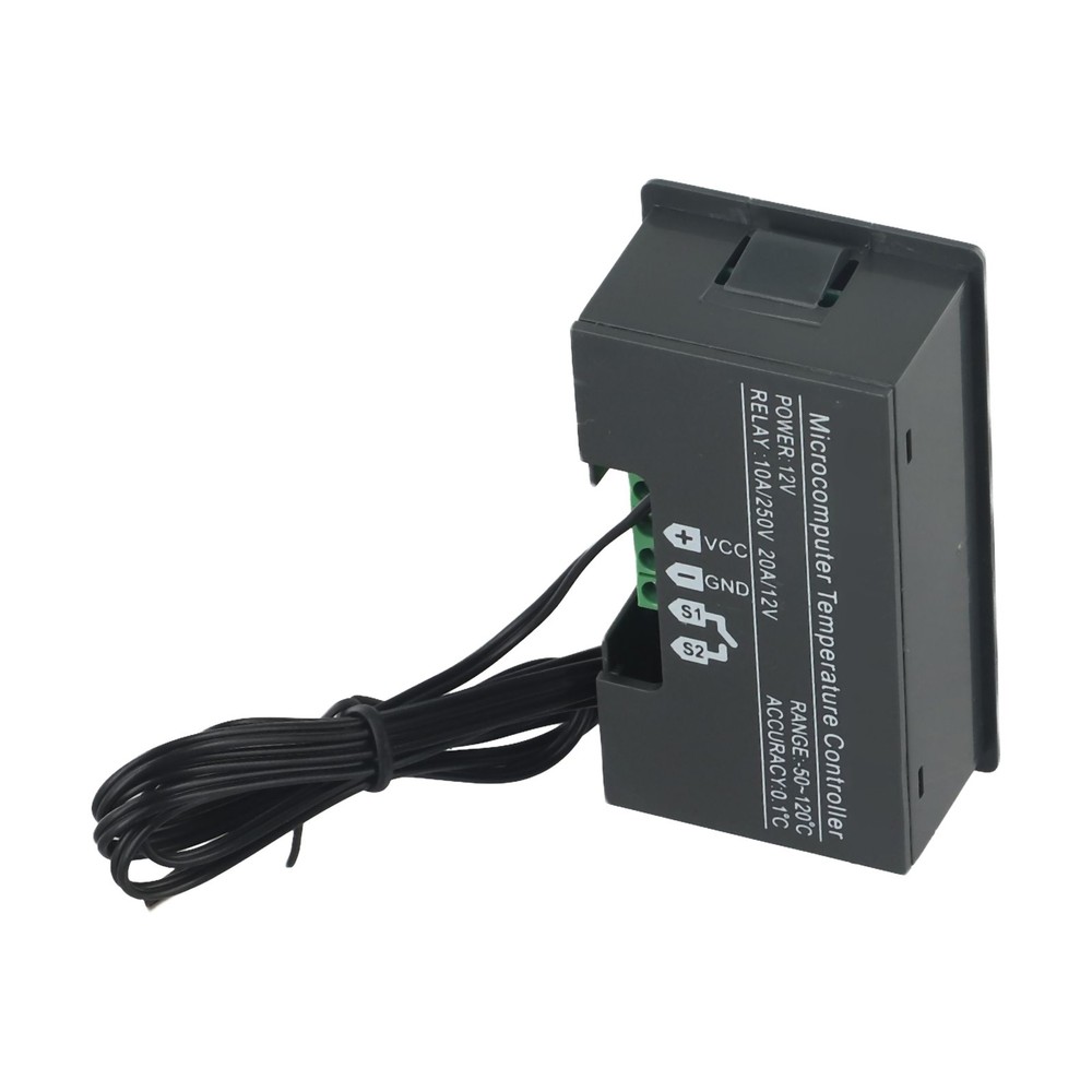 20A Digital Temperature Controller Thermostat Meter Temp Sensor Switch Red+Blue