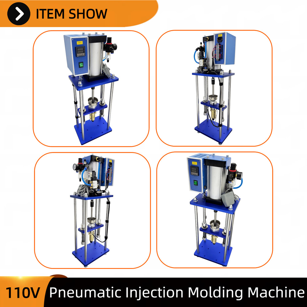 Lab Pneumatic Benchtop Injection Molding Machine 110V for Plastic Prototyping
