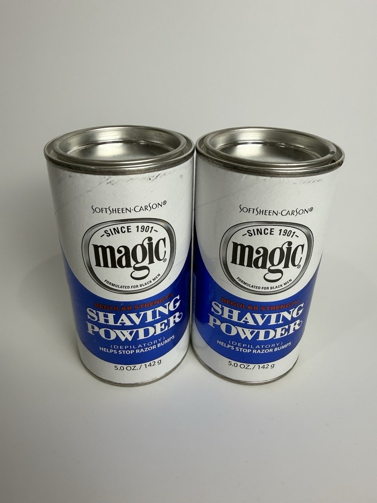 Magic Shaving Powder Regular Strength 5 oz 2 Pack Softsheen Carson
