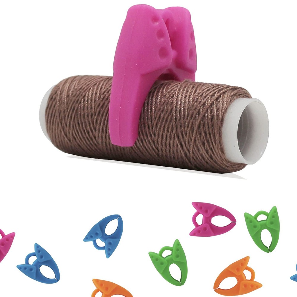 Bobbin Holder Clamp Thread Control Clamp Organizer 48 Pieces Sewing Tool