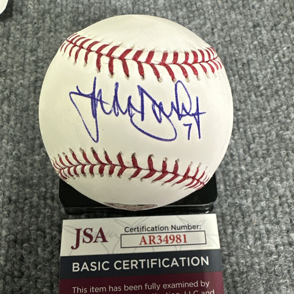 Jordan Danks Signed MLB Ball JSA Authenticated