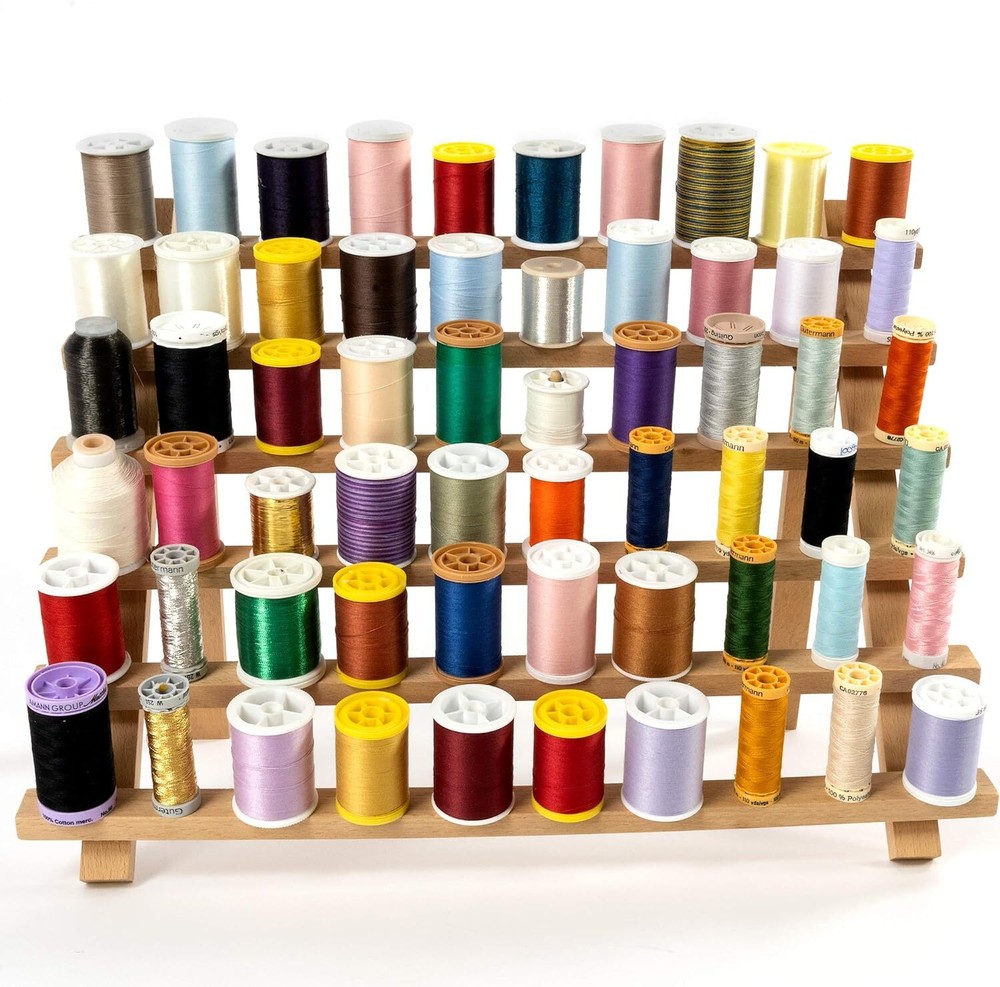 Dritz, 1 pc Wooden Thread Rack, Smooth Wood