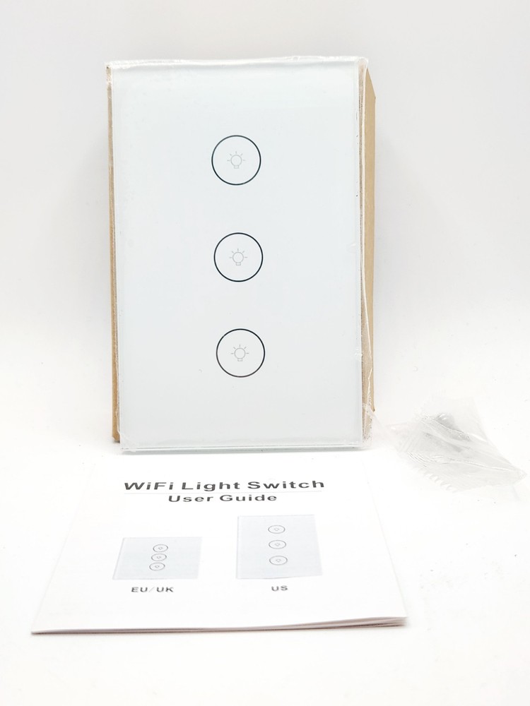 WiFi Smart Light Switch Glass Panel