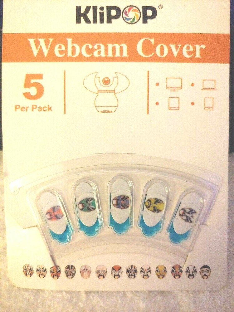 KLIPOP 5 piece Webcam Covers