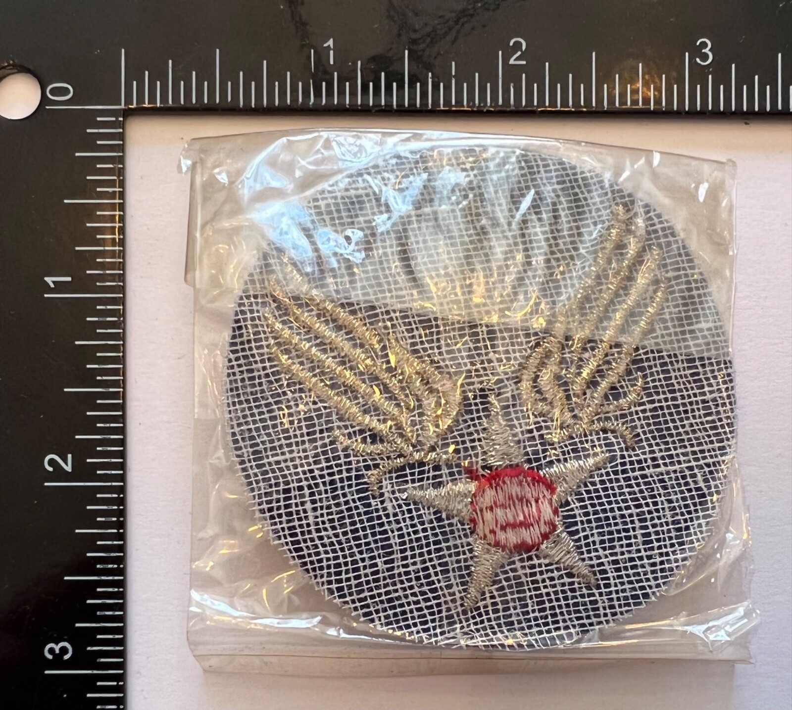 WWII US Army Air Force AAF Bullion Tinsel US Made Mint in Cellophane Felt Patch