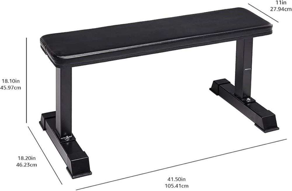 Flat Weight Bench Black