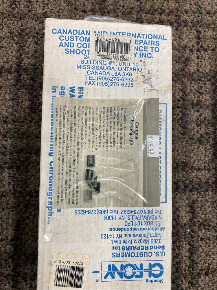 SHOOTING CHRONY BETA MASTER CHRONOGRAPH