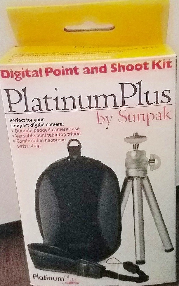 Platinum Plus by Sunpak Digital Point and Shoot Kit - Camera Case, Tripod, Strap