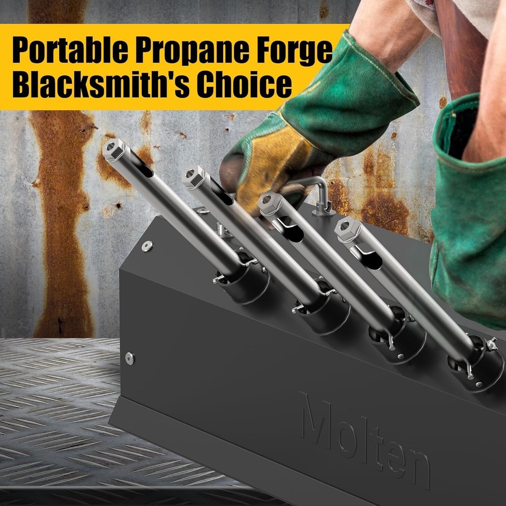 Four Burner Propane Forge for Home＆Professional, Gas Forge-Efficient Heating