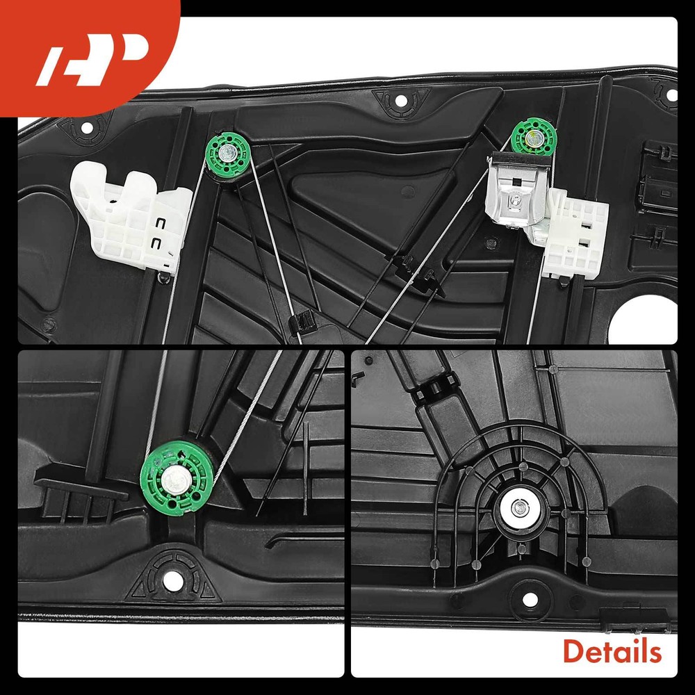 Front Left Power Window Regulator with Panel for Hyundai Tucson 2016 2017-2022