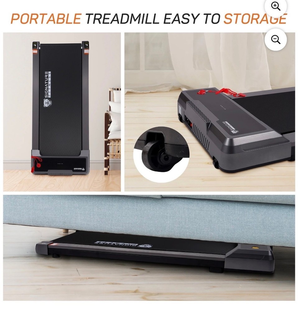 BalanceFrom SlimFold Dual-Mode Walking Pad Under-Desk Treadmill