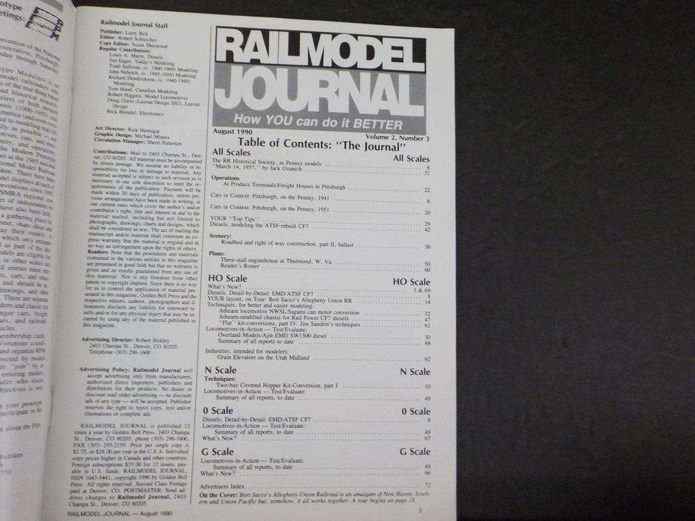 Railmodel Journal 1990 August Produce Terminals Grain Elevators