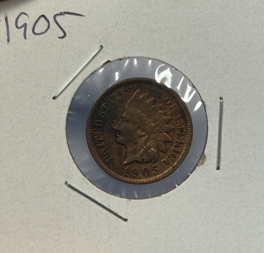 1905 Indian Head Cent Coin