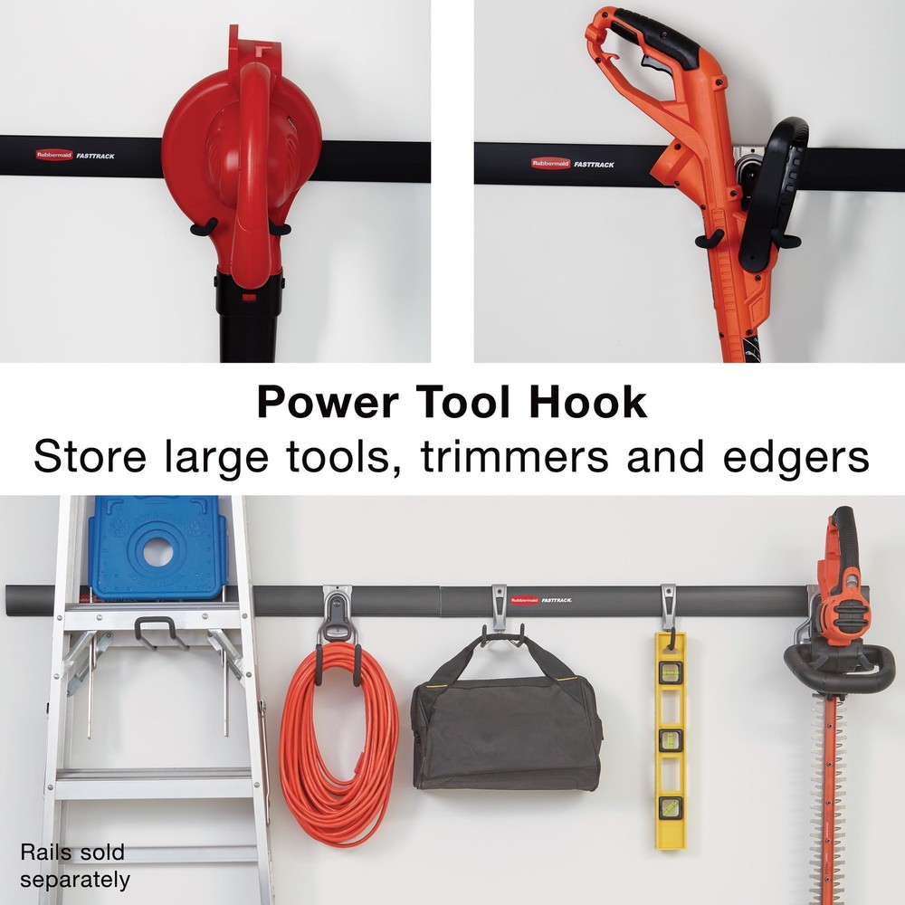 FastTrack Garage Storage Wall Mounted Power Tool Hook