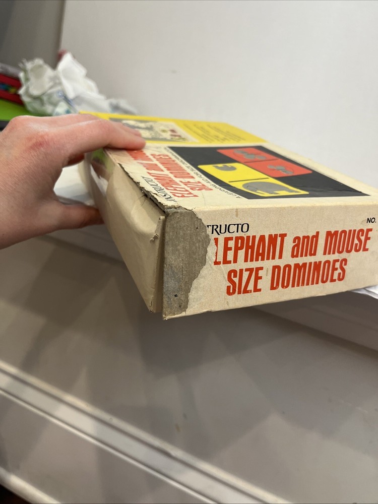 Instructo Set Dominoes #1121 Elephant And Mouse