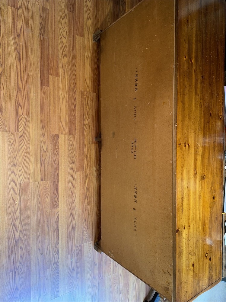 Used Solid Pine Bedroom Dresser with 8 drawers