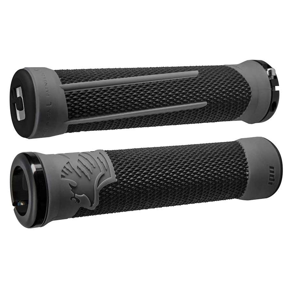 ODI AG-2 Single Clamp Lock-On Grip - Black/Graphite - 135mm D35A2BH-B