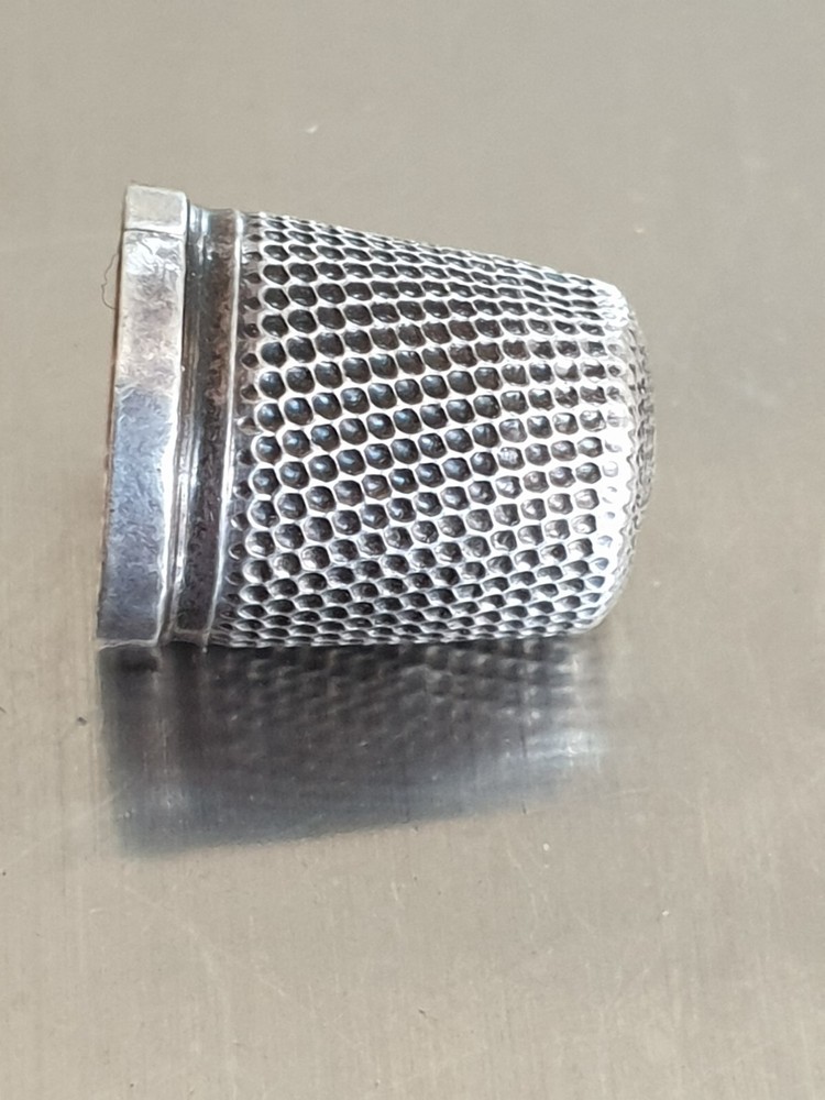 Antique Solid Sterling Miniatures Thimble