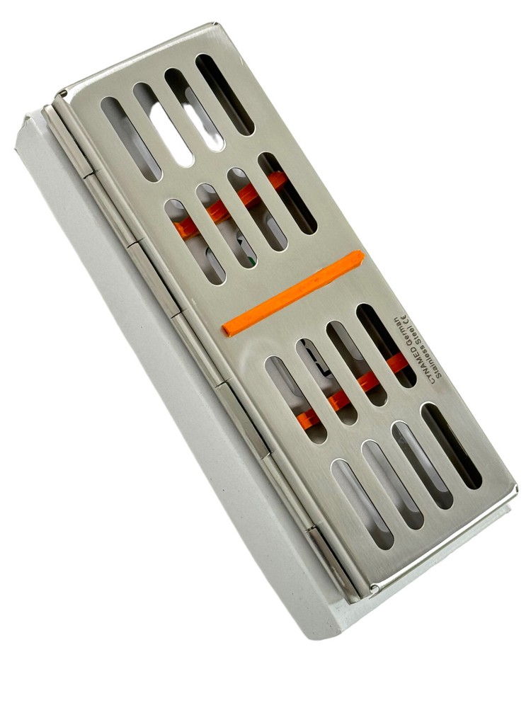 3 Piece-Sterilization Cassette For 5 Instruments Veterinary, Lab, Surgical Tools