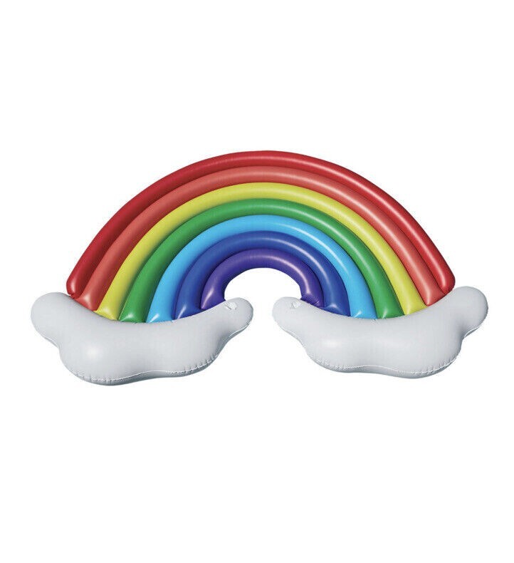 Member's Mark Two Person Rainbow Float Brand New