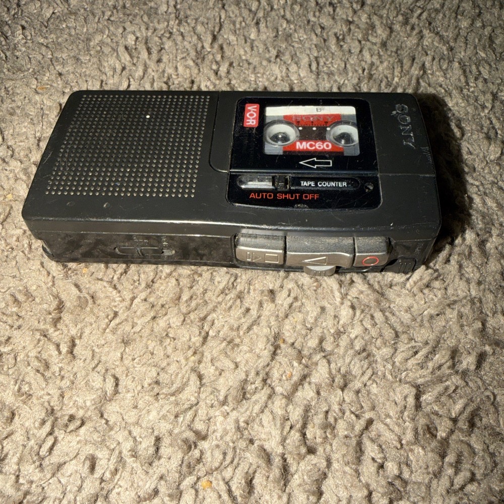 Sony M-665V Handheld Microcassette-Corder VOR Voice Operating Recorder