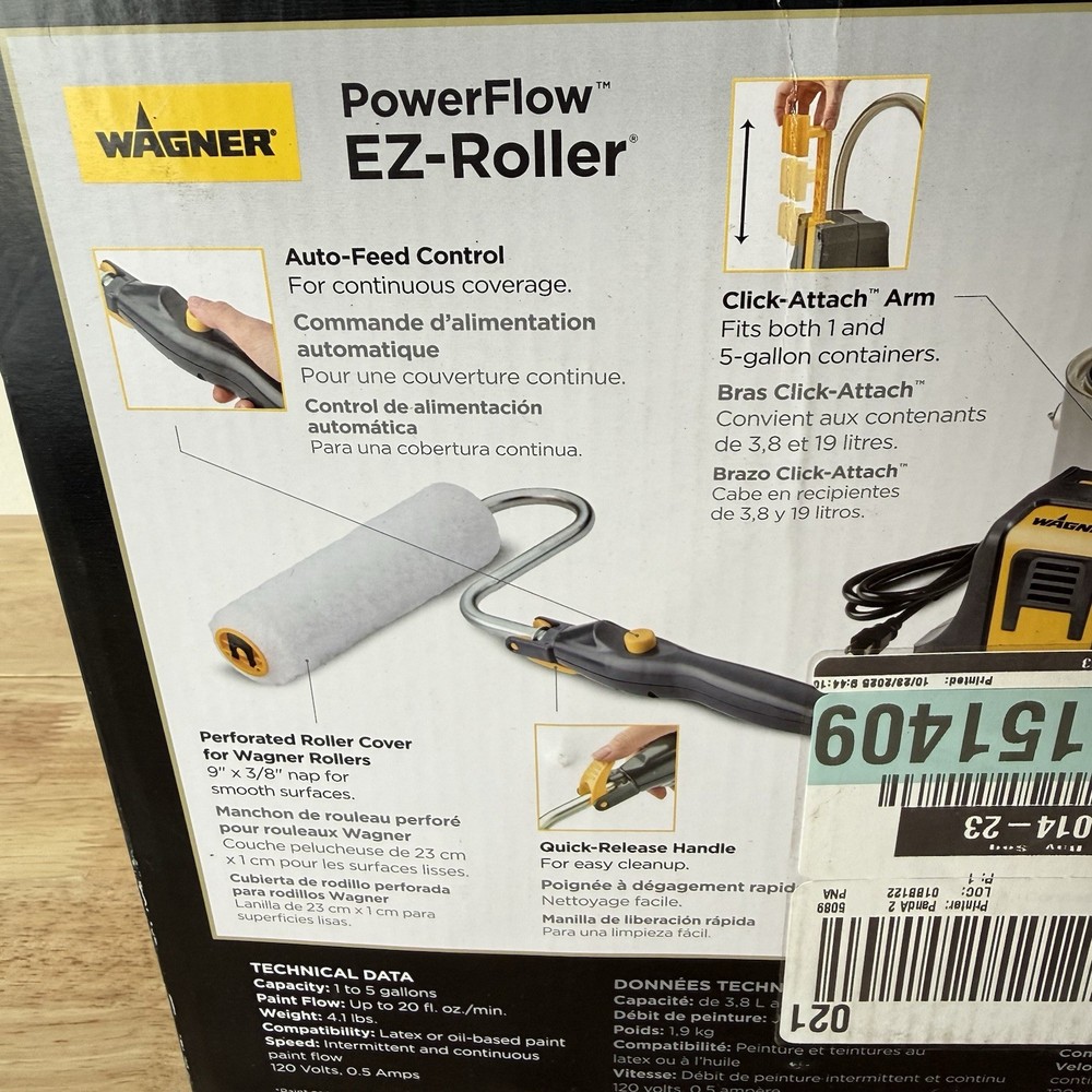 Wagner PowerFlow EZ Roller 9 in. Roller & Direct Feed Multi Room Electric System