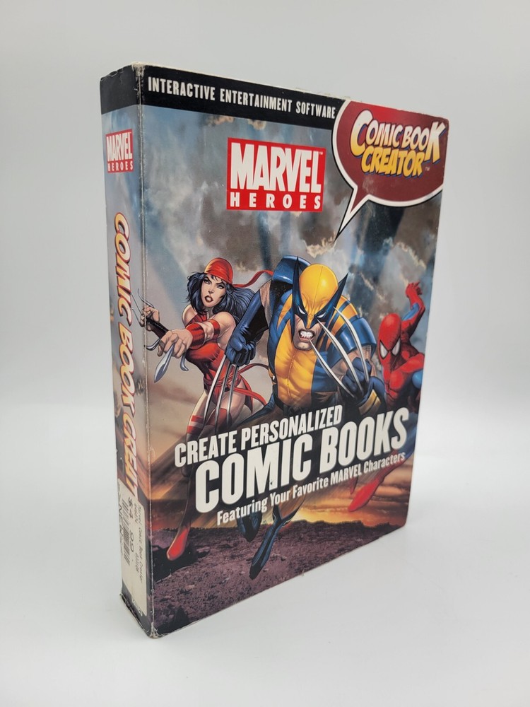 Marvel Heroes Comic Book Creator PC CD-ROM Planet Wide Games Create Comic Pages!