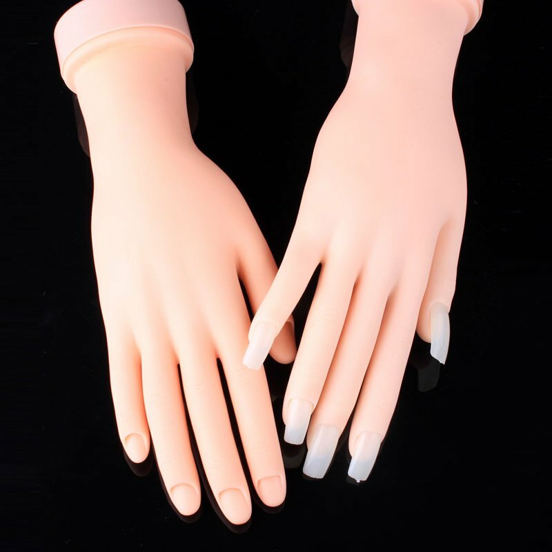 Manicure practice plastic hand model