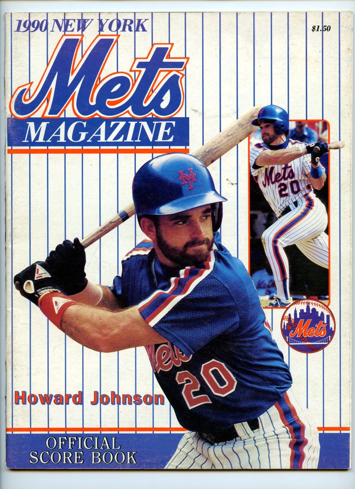 New York Mets Houston Astros Program May 4 1990