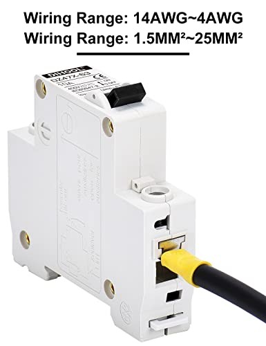 AC/DC Miniature Circuit Breakers, 2 Pack, Single Pole 10 Amp, 12V 24V 48V 10a