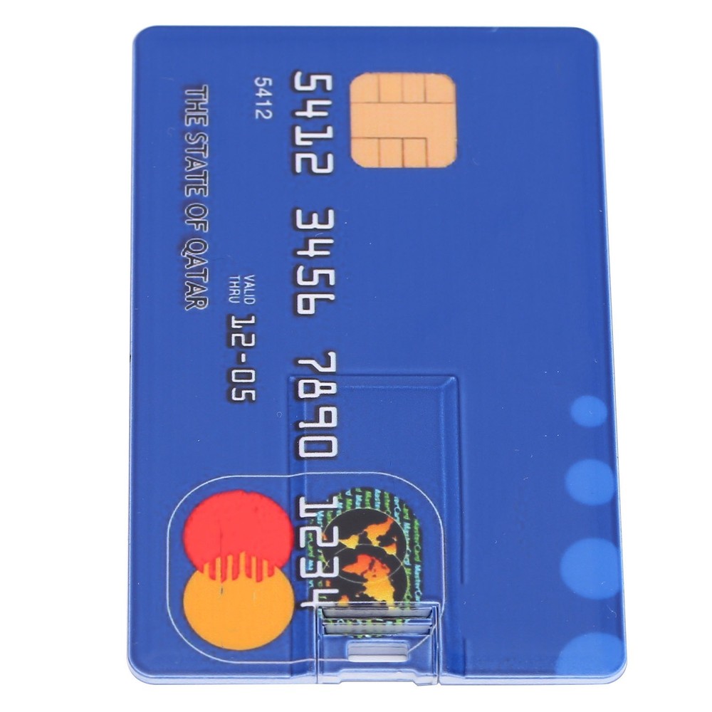 (32GB)Card Shaped U Disk Simple Unique USB Flash Drive For Data Storage File
