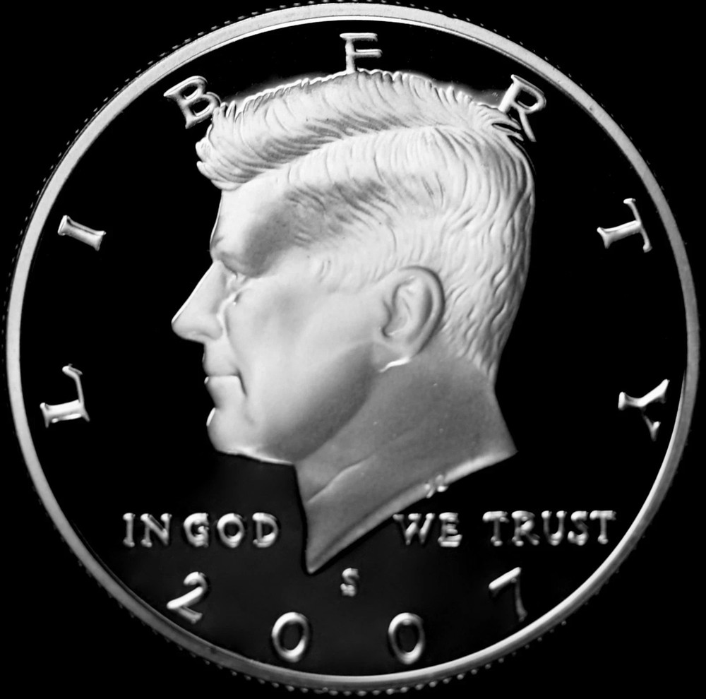 2007 S Clad Proof Kennedy Half Dollar