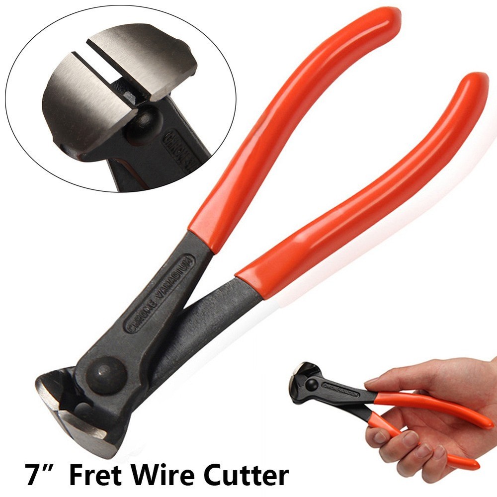 7" Guitar Fret Wire End Cutter Luthier Nipper Puller Plier String Scissors Tool