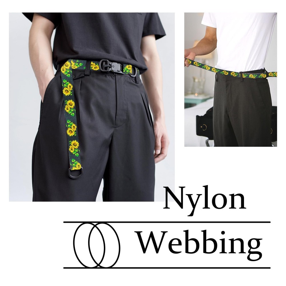 1.5 inch Patterned Nylon Webbing Belt Webbing Straps Purse Straps Backpack St...